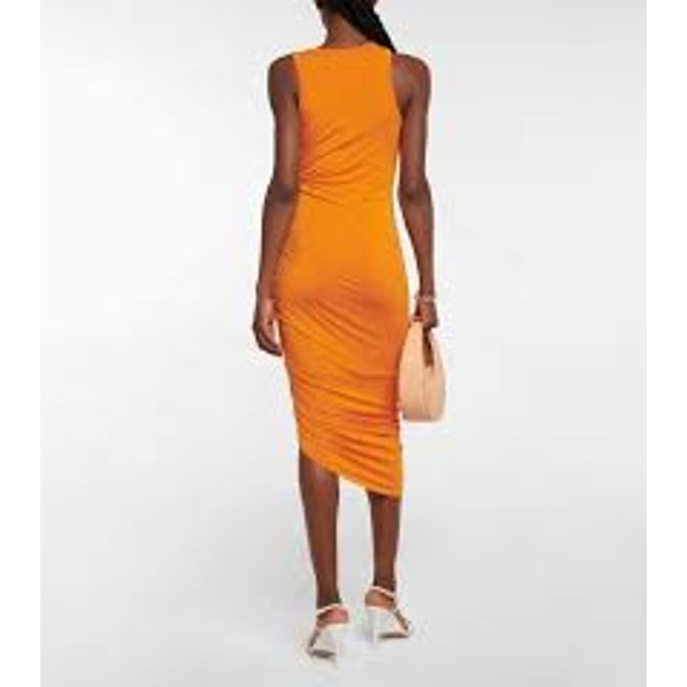 Veronica Beard Orange Midi Dress - Picture 3 of 11